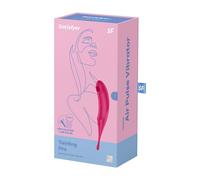 Satisfyer Twirling Pro Red Sex Toy Clitoral Vibrator Rechargeable Waterproof