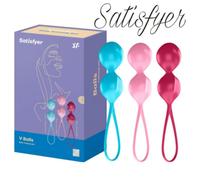Satisfyer V Love Balls 3 Weight Kegel Training Set Orgasm Pelvic Floor Exercise