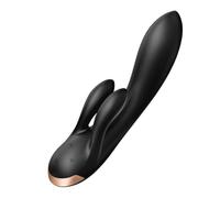 Satisfyer Double Flex Rabbit Vibrator Black