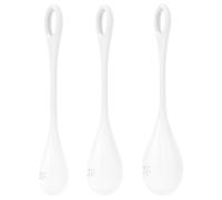 Satisfyer Yoni Power 1 - Geisha Ball Set - White (3-piece)