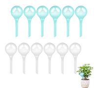 Satiskid 12 Pcs Plant Watering Devices, Automatic Plant Watering Globes, Self Waterer Bulbs Plants Globes Stakes Drip Irrigation Self-Watering System for Indoor and Outdoor Plants