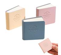 Satiskid 3pcs Pocket Sketchbook, Pocket Watercolour Sketchbook Set, Mini Travel Sketch Pad, Tiny Travel Watercolour Sketch Book, 5x5cm Mini Drawing Pads with 96 Pages
