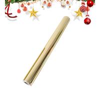 Satiskid Gold Metallic Wrapping Paper Roll, 43cm X 15m Gift Wrapping Paper, Solid Color Matte Wrapping Paper for Birthday Wedding Christmas (Gold)