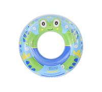 Satiskid Inflatable Swimming Ring, Inflatable Pool Floats, Cartoon Frog Swimming Ring, Summer Outdoor Beach Pool Swim Rings for Kids (Green, 60#)