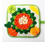 Satiskid Snuffle Mat 38cm-Slow Feeding & Interactive GameToy for Small Dogs/Puppies