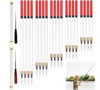 Satiskid Ultimate Fishing Combo: 20Pcs Waggler Fishing Floats Set + 2Pcs Stainless Steel Hook Removers - Complete Coarse Fishing Tackle for Stillwater & Running Water