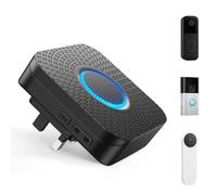 Satisure 3 in 1 Smart Wireless Doorbell Chime, Doorbell Extender - Compatible with Blink & Ring & Google Nest Video Doorbell, No Wiring Needed, Easy Setup Receiver