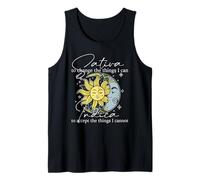 Sativa to Change The Things I Can Indica, Cannabis Tank Top