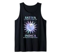 Sativa to Change The Things I Can Indica, Cannabis Tank Top