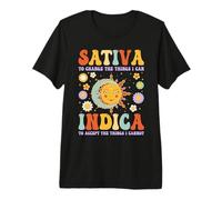 Sativa to Change The Things I Can Indica Groovy Cannabis 420 Premium T-Shirt