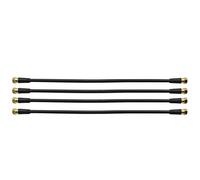 Satix Coaxial Patch Cable with F-Connector 35 cm (Pack of 4)