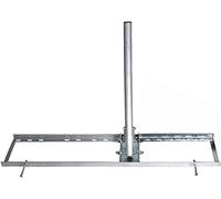 Satix SDSH00100 rafter holder satellite dish mount with 80 cm aluminium mast pole steel frame