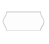 SATO 26x12mm White Wavy Edge Permanent Labels (18k) Genuine SATO Labels for Samark 26/Kendo 26 or Lynx Lite 2612 Price Gun