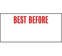SATO Kendo 26x12mm Best Before, Freezer Adhesive Rectangle Labels - for Kendo 26 - Box of 18,000