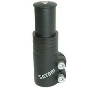 Satori Black Alloy Height Adapter for Ahead Stem 1 1/8", Black