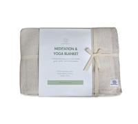 Satori Concept Premium Meditation and Yoga Blanket for Relaxation and Practice (Sand)