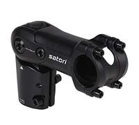 Satori UP2+ - E Bike - Bicycle Riser Extension Adjustable Handlebar Stem 1-1/8" x 31.8mm - Great for E Bike Up to 45 km or 28 Miles per Hour - Super Heavy Duty 3D Forged Alloy - Stem Length 65mm
