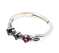 Satoru Cosplay Ring - Devil's Eye Ring Accessory with Diamond Inlaid Copper