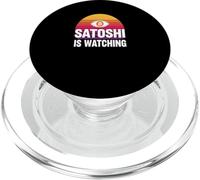 Satoshi is watching nakamoto blockchain security bitcoin PopSockets PopGrip for MagSafe