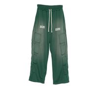 SATOSHI NAKAMOTO logo-detail track pants - Green S