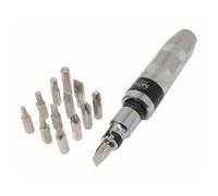 Satra Heavy Duty 1/2In Hand Impact Screw Driver 13 Impact Screwdriver Bits In Case