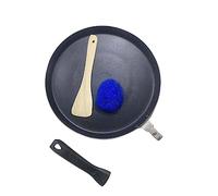 Satre Online and Marketing Aluminium Dosa Pan with Detachable Handel,Induction Base,Non Stick Pan,Fry Pan,Omlet Pan,Color-Black