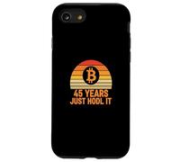 Sats 45 45th birthday level unlocked still hodling bitcoin Case for iPhone SE (2020) / 7 / 8