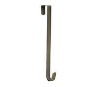 Sattiyrch 15" Wreath Hanger for Front Door, Sturdy Steel Over The Door Single Hook, Bronze
