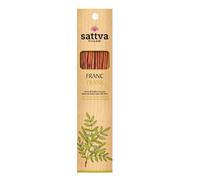 Sattva Ayurveda Frankincense Olibanum Incense Sticks Premium Quality - Natural Incense Sticks for Relaxation - Warm Resinous Fragrance, Hand Rolled - 15 Sticks 30g