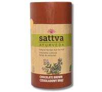 Sattva Natural Hair Color - Henna for Allergies - Organic Plant-Based Hair Dye for Natural Hair Color, Henna Hair Dye for Volume and Shine - Double Portion - ECOCERT (Chocolate, 150)