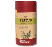 Sattva Natural Hair Color - Henna for Allergies - Organic Plant-Based Hair Dye for Natural Hair Color, Henna Hair Dye for Volume and Shine - Double Portion - ECOCERT (Red Wine, 150)