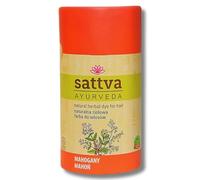 Sattva Natural Hair Color - Henna for Allergies - Organic Plant-Based Hair Dye for Natural Hair Color, Henna Hair Dye for Volume and Shine - Double Portion - ECOCERT (Mahogany, 150)