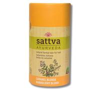 Sattva Natural Henna - Organic Plant-Based Hair Dye for Volume and Shine - Double Portion - ECOCERT (Caramel Blond, 150)