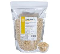 Sattvic Foods Gluten-Free Steel Cut Oats (Scottish Oatmeal) Bag, 1 kg