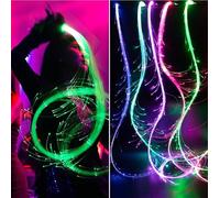 SATUMIKO Space Whip (7 Colors 23 Modes) Led Fiber Optic Whip Rave Toy,EDM Events,Dance Festival
