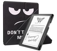 SATURCASE Case for Amazon Kindle Scribe 10.2 2022/2024, Beautiful PU Leather Silicone Flip Folio Foldable Transformer Stand Ultra Slim Light Protective Cover with Auto Sleep/Wake Function (KN-1)