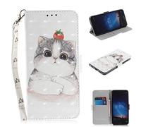 SATURCASE Case for Huawei Mate 10 Lite, Beautiful 3D Pattern PU Leather Flip Magnet Wallet Stand Card Slots Protective Cover with Hand Strap for Huawei Mate 10 Lite/Nova 2i (TD-10)