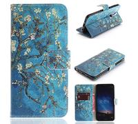 SATURCASE Case for Huawei Mate 10 Lite, Beautiful Pattern PU Leather Flip Magnet Wallet Stand Card Slots Protective Cover for Huawei Mate 10 Lite/Huawei Nova 2i (TX-1)