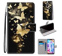 SATURCASE Case for Huawei Mate 20 Lite, Beautiful PU Leather Flip Magnet Wallet Stand Card Slots Hand Strap Protective Cover for Huawei Mate 20 Lite (DK-4)