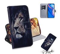 SATURCASE Case for Huawei P Smart Z, Unique Pattern PU Leather Flip Magnet Wallet Stand Card Slots Protective Cover for Huawei P Smart Z / Y9 Prime 2019 (TX-3)