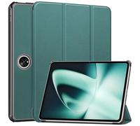 SATURCASE Case for OnePlus Pad 2023 / OPPO Pad 2 11.6 inch, PU Leather Flip Foldable Folio Stand Slim Light Auto Wake Up/Sleep Protective Tablet Cover (Green)