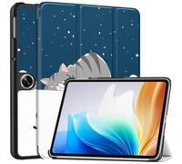 SATURCASE Case for OPPO Pad Air 2 / OPPO Pad Neo/OnePlus Pad Go 11.4 inch, Beautiful PU Leather Flip Foldable Folio Stand Slim Light Auto Wake Up/Sleep Protective Tablet Cover (KN-4)