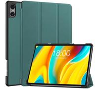 SATURCASE Case for Teclast T50 Pro 11 inch, PU Leather Flip Foldable Folio Stand Slim Light Auto Wake Up/Sleep Protective Tablet Cover (Green)