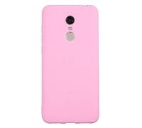 SATURCASE Case for Xiaomi Redmi 5 Plus, Ultra Thin Lightweight Soft Flexible TPU Gel Silicone Protective Rear Cover for Xiaomi Redmi 5 Plus (Pink)