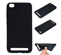 SATURCASE Case for Xiaomi Redmi 5A, Ultra Thin Lightweight Soft Flexible TPU Gel Silicone Protective Rear Cover for Xiaomi Redmi 5A (Black)