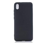 SATURCASE Case for Xiaomi Redmi 7A, Ultra Thin Lightweight Soft Flexible TPU Gel Silicone Protective Rear Cover for Xiaomi Redmi 7A (Black)