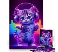 Saturday Cat Fever 1000 Piece Jigsaw Puzzles for Teenagers Jigsaw Think Game Calm Mind Quality Edge (38x26cm)