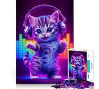 Saturday Cat Fever 1000 Piece Jigsaw Puzzles for Teenagers Jigsaw Think Game Calm Mind Quality Edge (38x26cm)