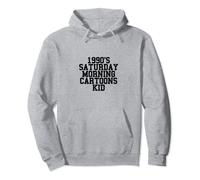 Saturday Morning Cartoons Kid 1990 90s TV Nostalgia Pullover Hoodie
