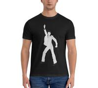 Saturday-Night-Fever-Fitted-T-Shirt-Custom-t-Shirts-Design-Your-own-t-Shirts-for-Men Black BlackM